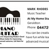 Acoustic Guitar Lessons, Bass Guitar Lessons, Drums Lessons, Electric Guitar Lessons, Keyboard Lessons, Piano Lessons, Music Lessons with Mark Rhodes.